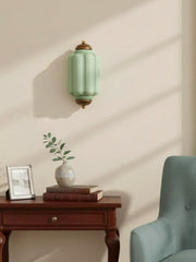 Vintage Milk Glass Flush Eloise Wall Sconce for Bedside Hallway